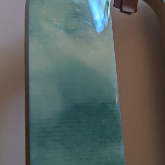 NWT Blue Sky Big Letter 'O' Marbled Alphabet Sign Fall Michael's Wall Home Decor - Picture 7 of 11